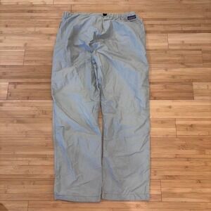 Vintage Outdoor tan Patagonia lightweight Nylon pants mens LARGE
